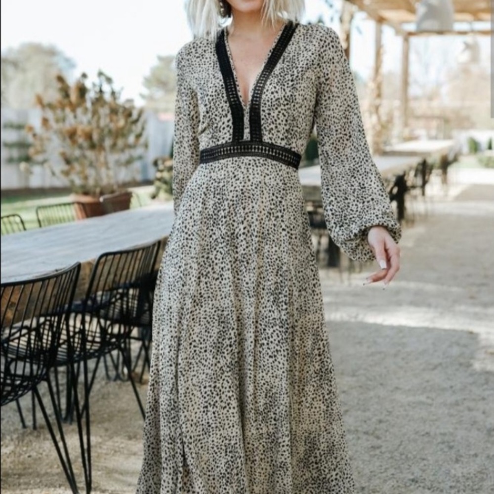 Baltic Born maxi leopard dress size XL - New / has snag